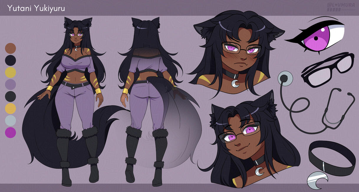 Reference Sheet commission for YutaniYukiyuru