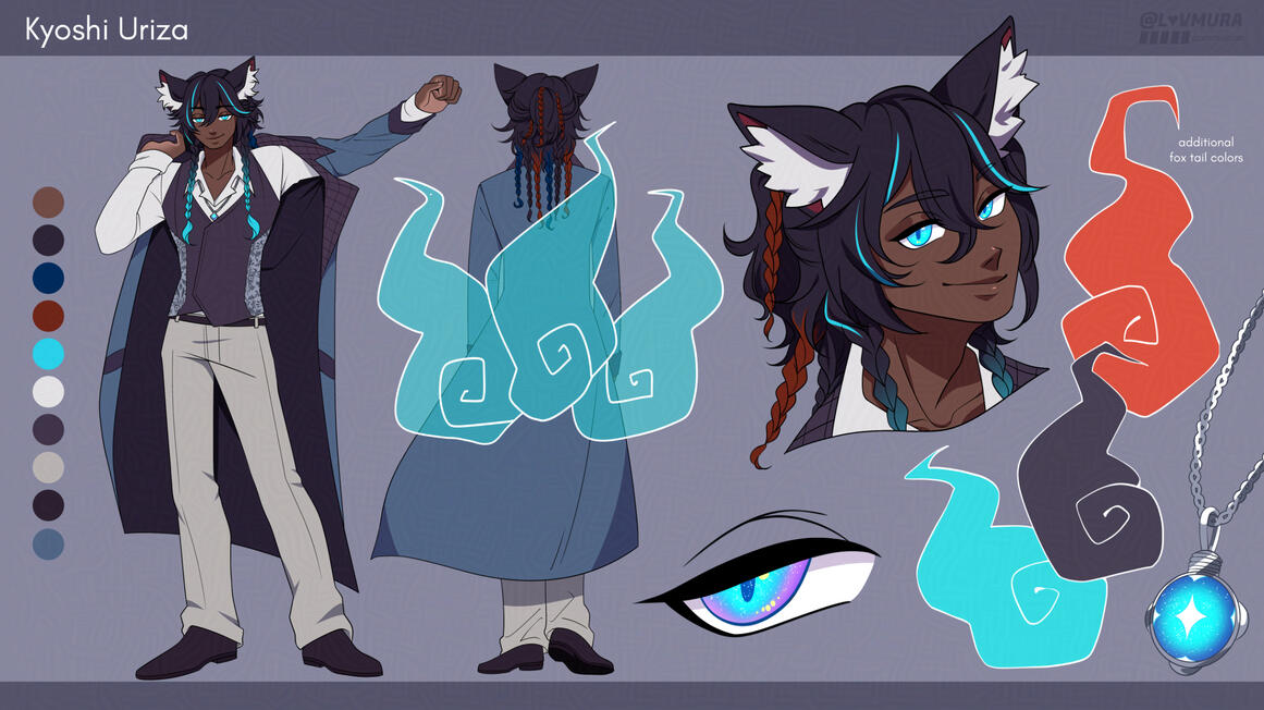 Reference Sheet commission for Kyoshi Uriza